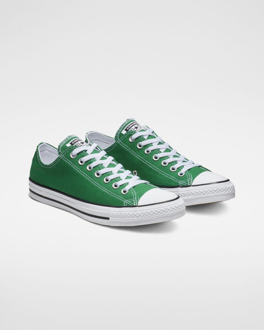 Men's Converse Chuck Taylor All Star Classic Low Top Shoes Green | AU E6018B